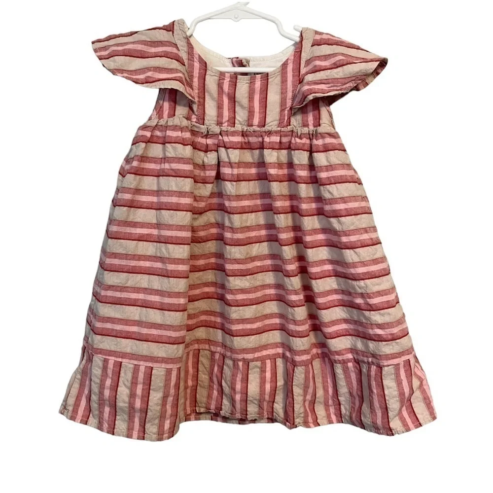 Oshkosh B'Gosh Pink & Red Striped Dress